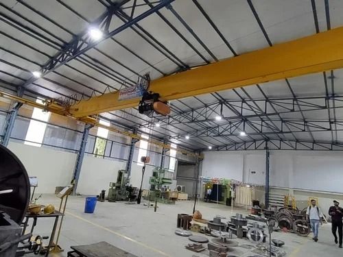 Single Girder Eot Crane - Color: Yellow