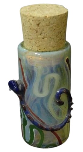 Snake Design Glass Jar - Crack Resistant Glass, Multi Color | Lightweight, Easy to Clean, Custom Size, Solid Structure, Quality Tested