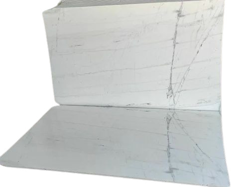 Wonder White Marble - Customized Slabs Very Good Quality Fine Finished Durable Polished Surface 16-17 Thickness