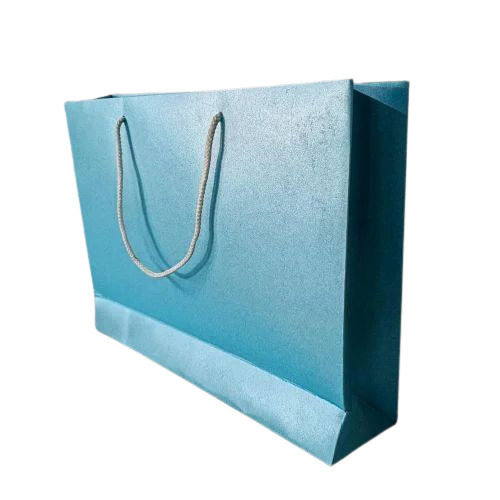 Paper Shopping Bag - Plain, Rope Handle | Biodegradable, Moisture Proof, Recyclable