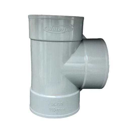 110mm Bliss Waterflo PVC Tee - 6/4 Inch Grey PVC | Leak Free, Durable Design for Reliable Plumbing Solutions