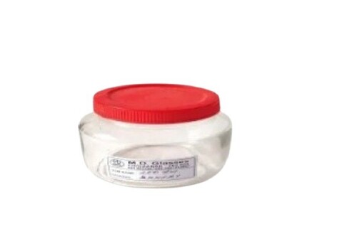 Honey Glass Jar - 200 ML, Transparent Solid Glass, Plain Design | True Value for Money, Quality Tested Packaging