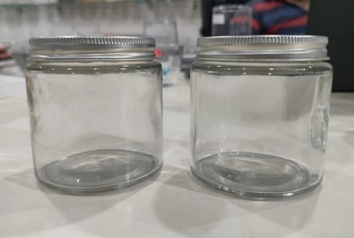 Glass Storage Jars - 250ml Transparent Plain Glass | Easy to Clean, Crack Resistant, Solid Structure