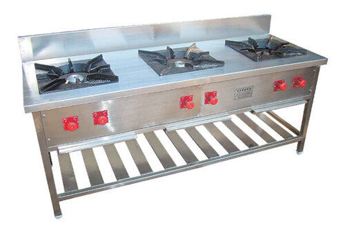 3 Burner Indian Gas Range