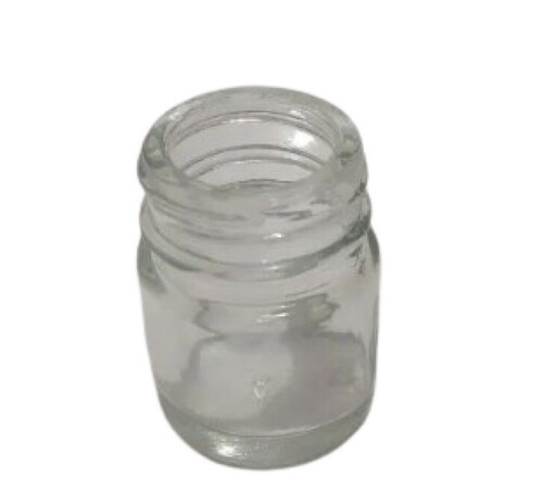 Glass Balm Bottle - 30 g | Transparent, Lightweight, Leak Resistant, Quality Tested, Plain Design