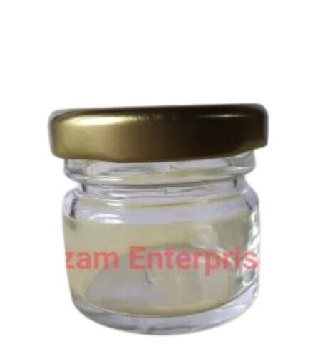 Salsa Glass Jar - 30ml Transparent, Plain Design | Lightweight, Leak Resistant, Pocket-Friendly