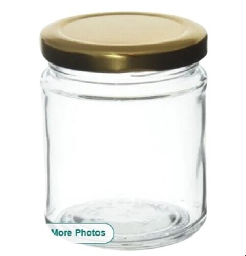 400ml Itc Square Glass Jar - Glass Material, 400ml Size, Transparent Color | Lightweight, Solid Structure, Plain Pattern for Storage