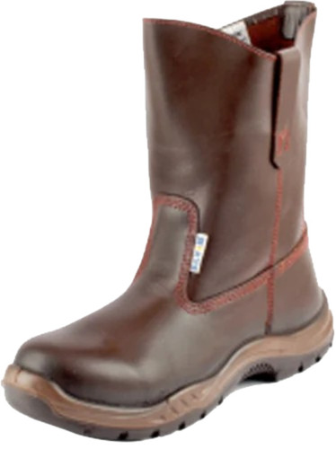 463 S3 Abrigo Safety Shoes - Leather Upper, High Ankle, Brown Color | Heat Resistant, Steel Toe, PU Outsole for Men