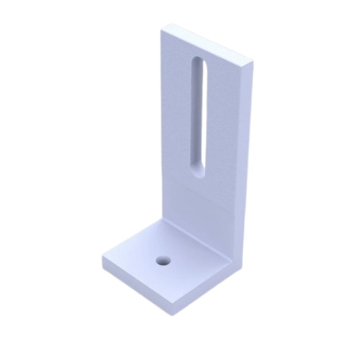 Aluminum L Bracket - Aluminum, 40x85 mm, Silver | Door Fitting Application, L Angle Design, Durable and Reliable Usage