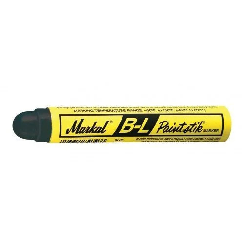 Bleed Through Permanent Marker - Mark Size 17 mm, Round Shape, Durable Weather- and UV-Resistant Marks for Steel and Iron Surfaces