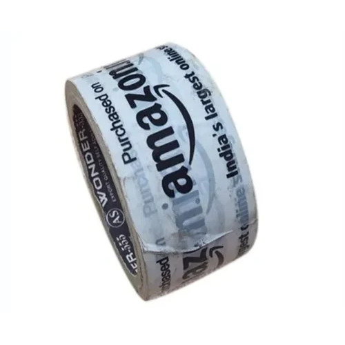 Custom Printed BOPP Self Adhesive Tapes - 20 Meters Long, White Color, 21-40 Micron Thickness | High-Quality Adhesive, Eco-Friendly Options, Customizable Sizes and Colors, Clear Printing, Perfect for Packaging and Sealing