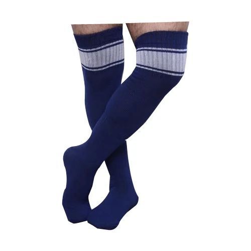 Football Sports Socks - Cotton Blend, Merhoon Color | Moisture-Wicking, Durable, Lightweight, Versatile Design with Stylish Look, Supportive Fit