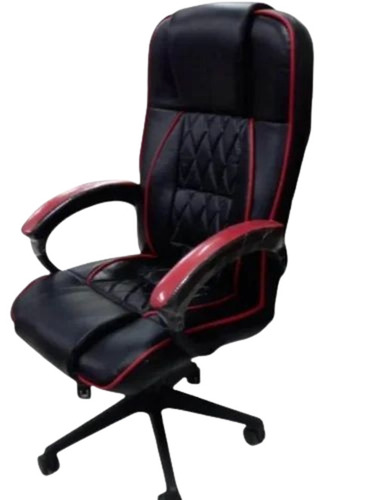 Full Back Office Chair - Color: Black & Pink