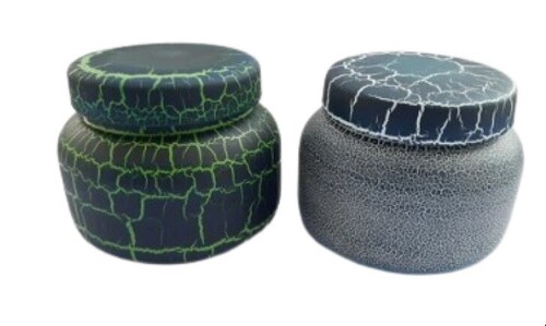 Glass Balm Jar - Solid Glass, Custom Size Options, Vibrant Colors - Leak Resistant, Lightweight, Easy to Clean