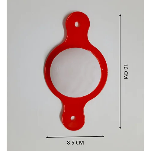 Handle Free Plastic Tea Strainer - Plastic, Circular Design, Glossy Finish, Crack Proof | Easy to Use for Tea and Coffee at Home or Hotel