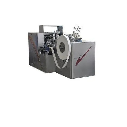 High Speed Paper Cup Making Machine - Mild Steel, 40 ml - 330 ml Cup Size, 4.5 kW Power, Three Phase/Single Phase | Strong Build, Hassle Free Operation, Reliable Performance