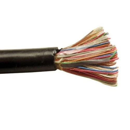 Jelly Filled Telephone Cable - PVC Armored, Black | Heat Proof, Durable Insulation, Fine Finish, Very Good Quality