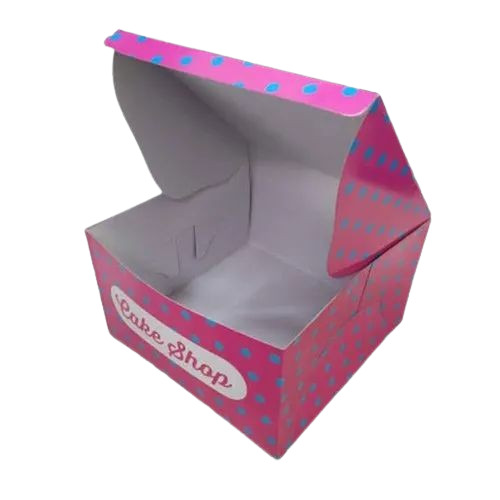 Pastry Packaging Box - 300 Gram Rectangular Paper Design, With Window Feature