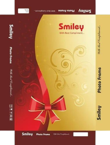 Photo Frame Packaging Box - Craft Paper Material, Customized Size, Multicolor Finish | Glossy Lamination, Special Effects Printing, Lightweight Design