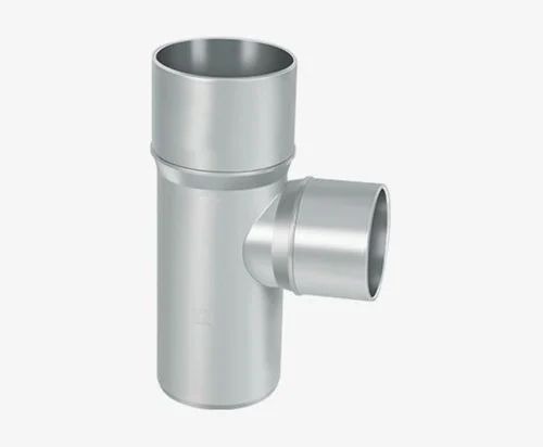 Pvc Swr Reducing Tee - Grey PVC, 110x75mm Dimensions | Female Connection, Self Fit Shape, Ideal for Drainage Applications