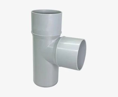 Pvc Swr Single Tee - PVC, 21/2 Inch Diameter, Grey Color, Equal Shape, Female Connection, Self Fit, Waterproof & Rust Proof