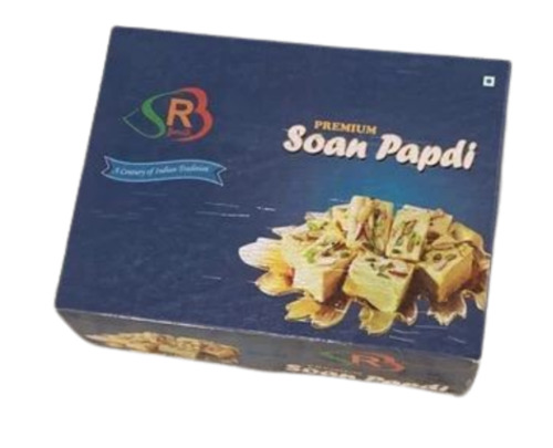 Soan Papdi Packaging Box - Kraft Paper, Customized Size, Multicolor Design | Light Weight, Matte Lamination, Special Effects Printing