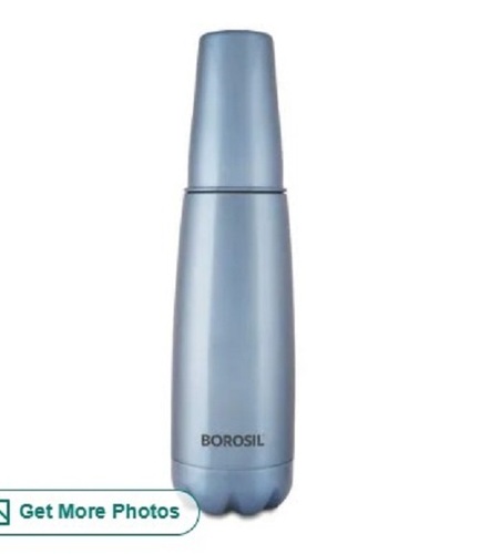 Stainless Steel Water Bottle - Light Weight, Leak Resistant | Made with Crack Resistant Material, Plain Design