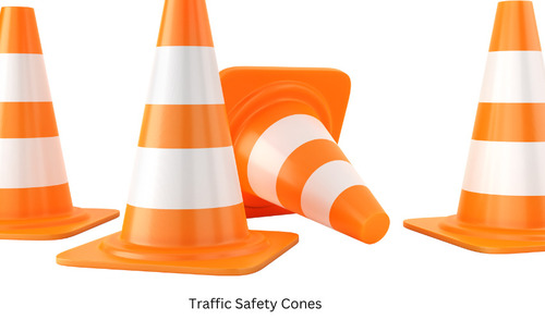 Traffic Cones - Color: Orange-White