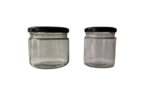 Transparent Glass Storage Jar - Lightweight, Leak-Resistant Design | Plain Pattern, Customizable Size, Solid Structure
