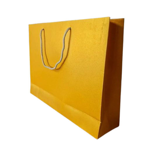 Yellow Paper Shopping Bag