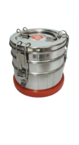 3 Layer Stainless Steel Lunch Box - Spacious and Lightweight Design | Perfect for Easy Carry and Gifting
