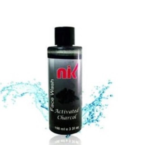 Activated Charcoal Face Wash - Gel Form, Breathable Aroma - Ideal for All Skin Types, No Side Effects