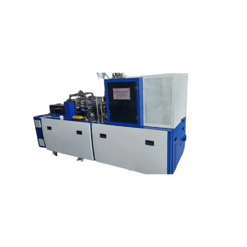 Automatic Disposable Paper Cup Making Machine - Mild Steel, 45 ml - 330 ml Cup Size, Multicolor | Strong Build, Hassle Free Operation, Reliable Performance, 5 kW Power Consumption, 1 Year Warranty