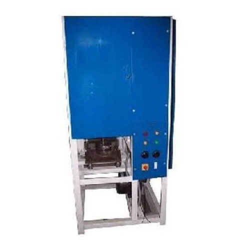 Automatic Single Die Paper Plate Making Machine - Aluminium Foil Paper, 2000 Plates/Hour, Blue | 220V, 1 Year Warranty, Human Machine Interface, Industrial Grade