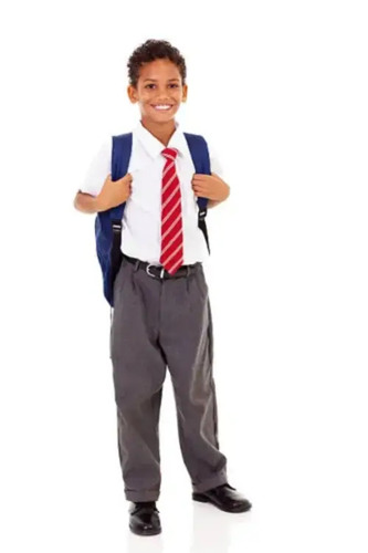 Boys Cotton School Uniform - Age Group: Small