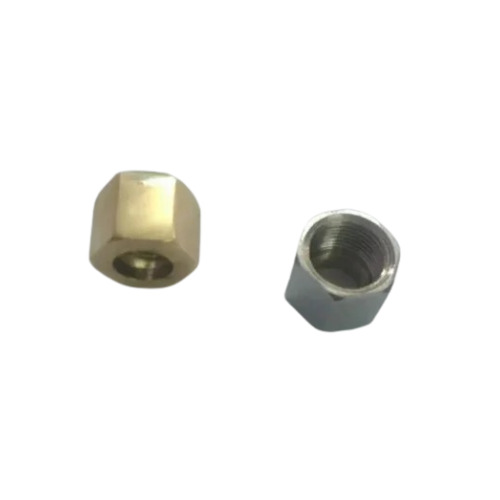 Brass Hex Nut - Rust Resistant, Polished Finish | Durable Fastening Solution for Plumbing and Mechanical Systems