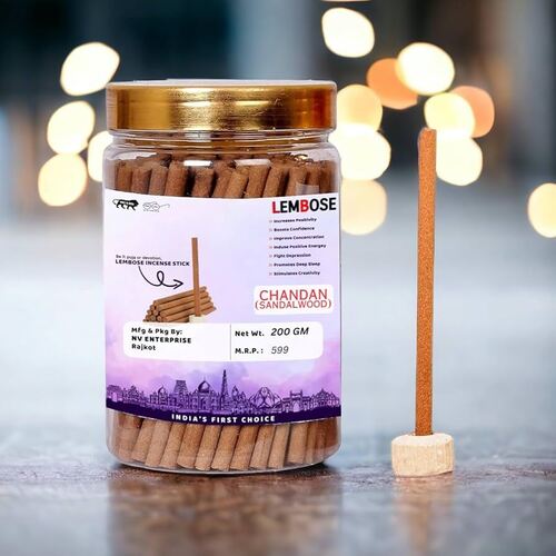 Dhoop Stick - 100% Natural Bamboo, Standard Size, Cone Shape | Long Burning Time, Breathable Fragrance, Anti-Odour, Therapeutic, Quality Tested