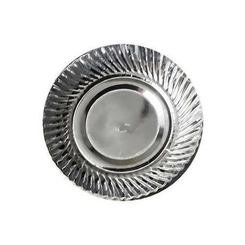 Disposable Silver Paper Plate - Hardness: Rigid