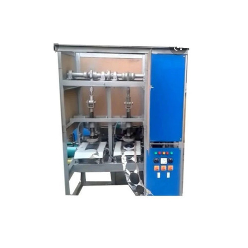 Fully Automatic Double Die Dona Making Machine - Paper Material, 4-14 Inch Size Range, Blue Color, 5000-6000 Dona Per Hour, 3 kW Power, 10-Year Warranty, 500 kg Weight, Human Machine Interface Control