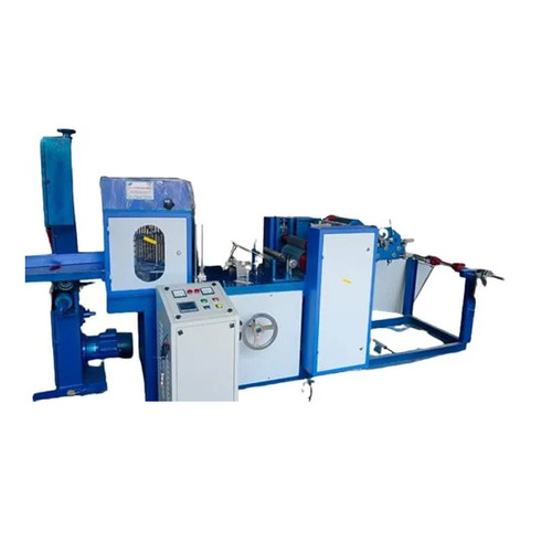 Fully Automatic Tissue Paper Making Machine - Mild Steel, Electric 3 Phase 50hz | 1 Year Warranty, Multicolor, Human Machine Interface