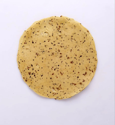 Jeera Masala Papad - Crispy and Crunchy, Vegetarian Snack for All Ages | Salty Flavor, Food Grade Quality