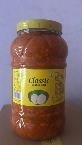 Mango Pickle - Highly Vegetarian, Made with Pure Mustard Oil | Tasty and Delicious, Salty and Spicy Flavor