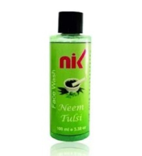 Neem Tulsi Face Wash - Gel Form, Herbal Ingredients for All Skin Types | Tested Quality Standards, Breathable Aroma, No Side Effects