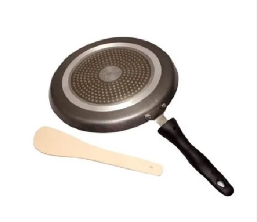 Non Stick Dosa Tawa with Induction Base - Anti Rust Metal, Light Weight Design, Tested for Quality Standards, Crafted for Durability