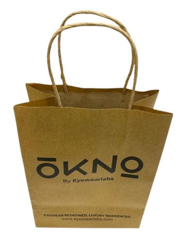 Kraft Paper Bags - L7" x W4" x H9" , Brown Color, 4 Kg Capacity, Biodegradable, Moisture Proof, Recyclable