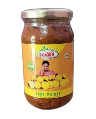 Sonwa Lime Pickles - Mustard Oil Infused, Spicy And Salty Flavor | Tasty & Delicious Oil Preservation Pickles