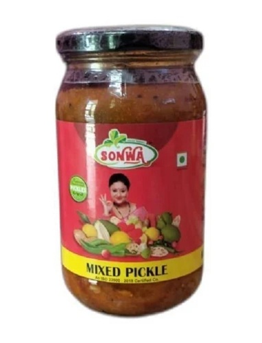 Sonwa Mixed Pickle - Spicy Flavor with Mustard Oil, Tasty and Delicious, Salted Preservation Process