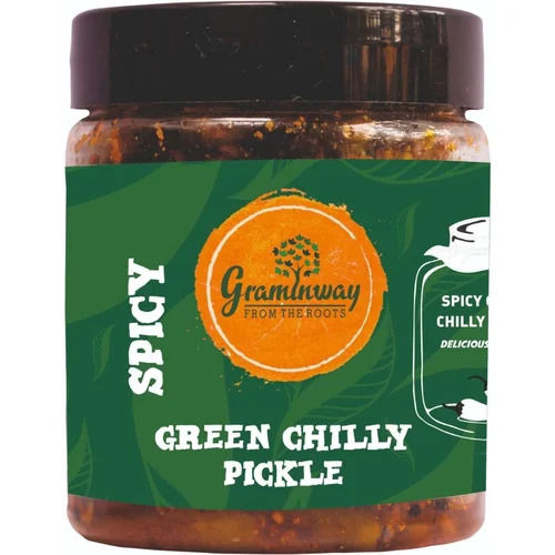 Spicy Green Chilli Pickle