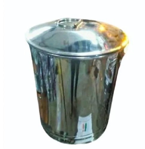 Stainless Steel Drums - Standard Size, Silver Color | Rust Resistant, Plain Design, Quality Tested