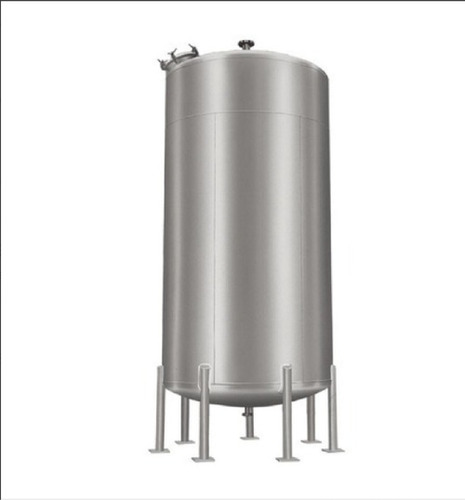 Stainless Steel Tanks - 5 Feet High, Silver Color, Polished Finish | High Quality Industrial IPE, Round Shape